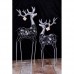 Silver Reindeer Hollow 40.5 x 13 x 98cm